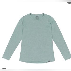 Patagonia Light Blue Long Sleeve Tee